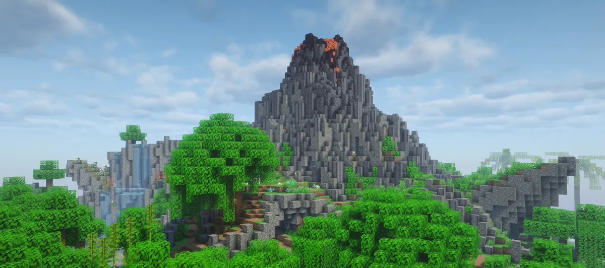 The volcano